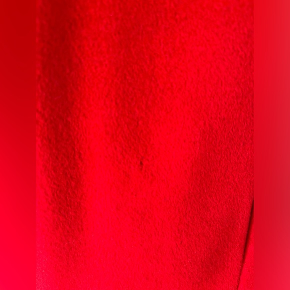 Red Wool Bomber-Style Coat - Picture 12 of 16